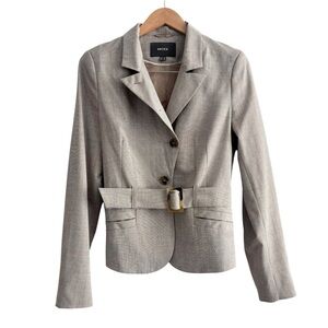 Mexx Belted Hourglass Linen Blazer Jacket